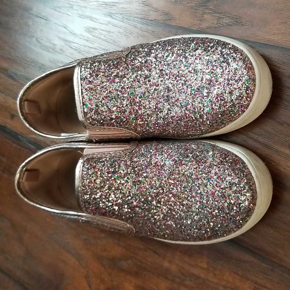 Carters girls glitter slip on shoes